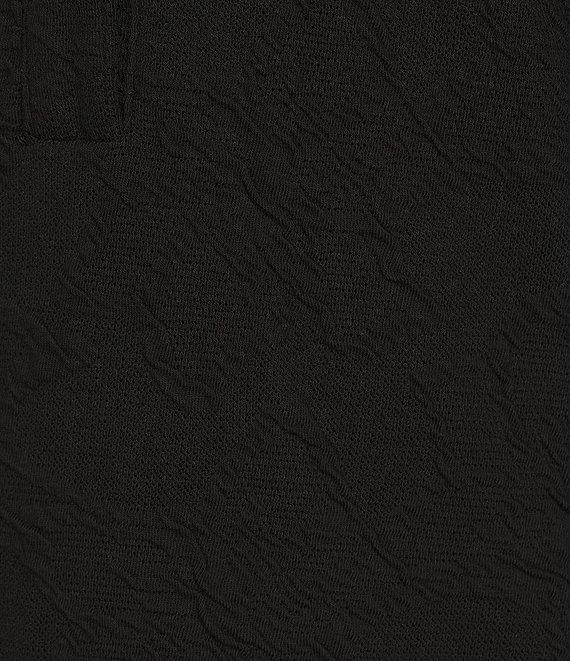 Lilly Pulitzer Elsey Pucker Jacquard Split V-Neck Elbow Sleeve Shift Dress Product Image