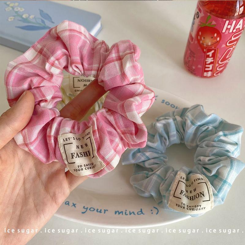 Plaid Hair Scrunchie Product Image