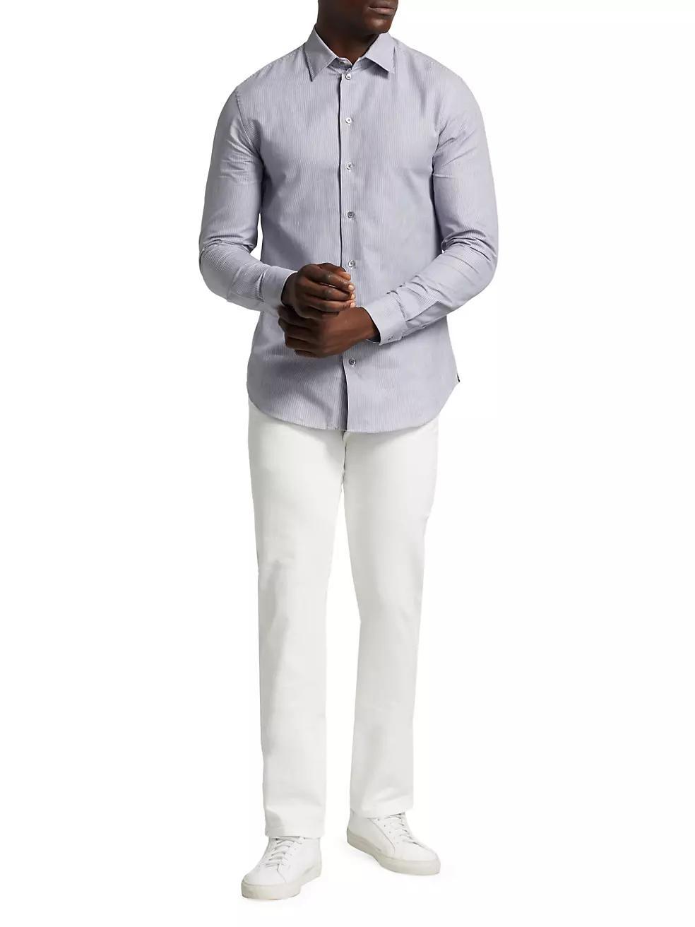 Cotton Long-Sleeve Shirt Product Image