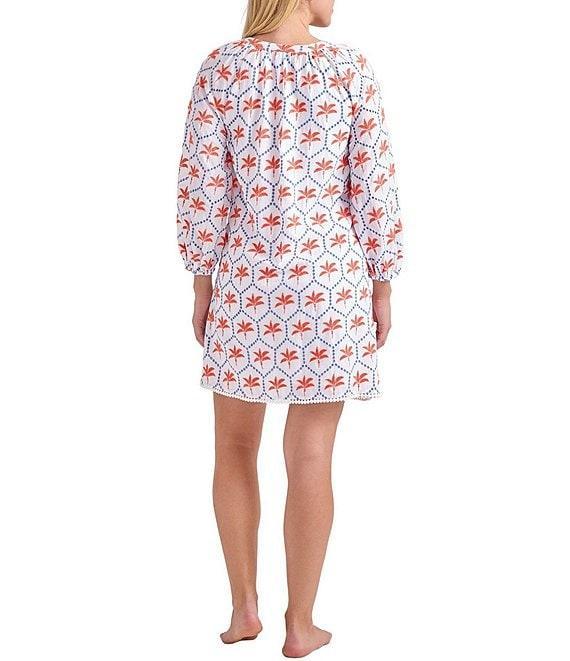 Tommy Bahama Catalina Coast Eyelet Embroidered Swim Cover-Up Dress Product Image