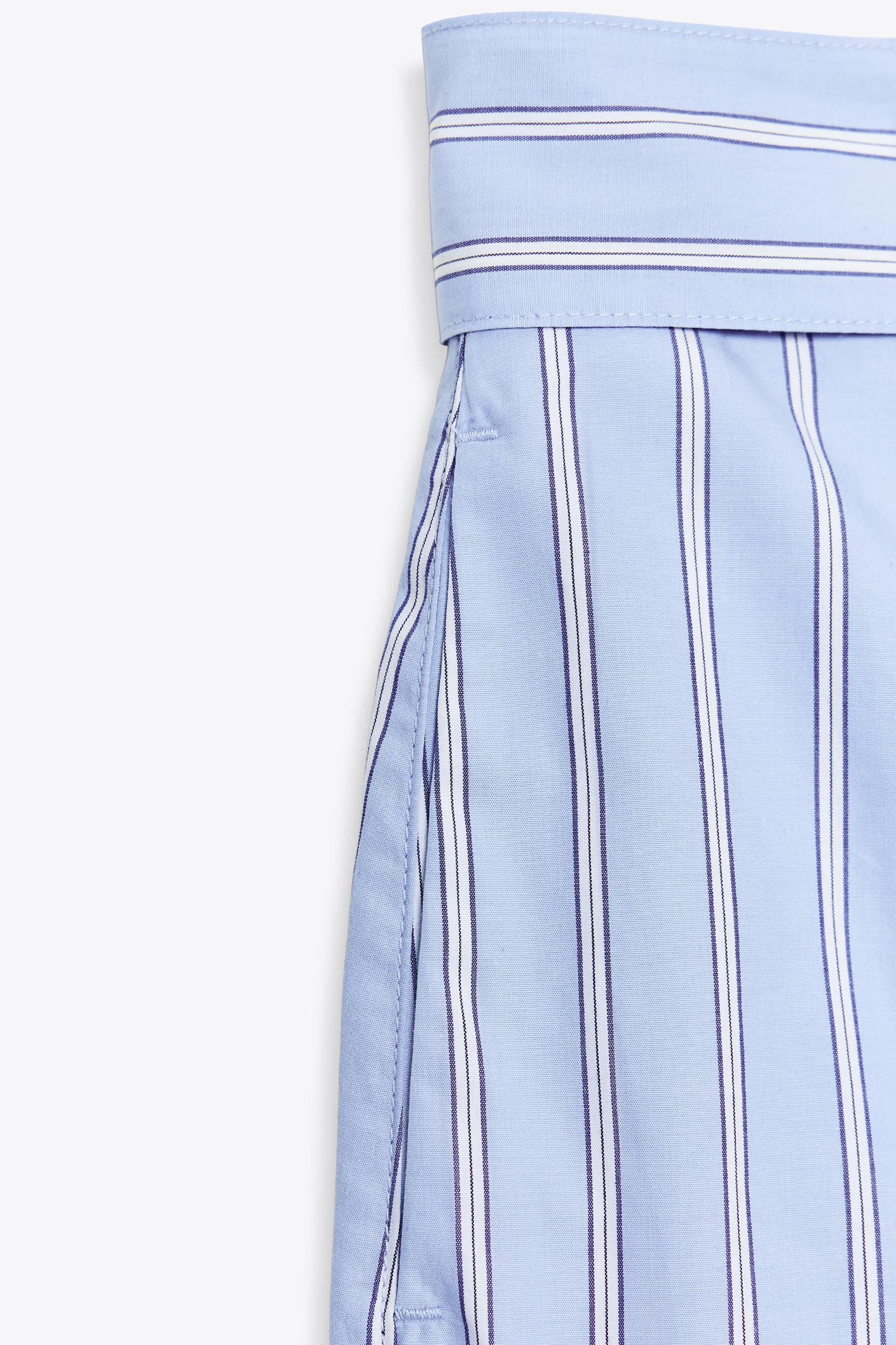 STRIPED BELTED SHORTS Product Image