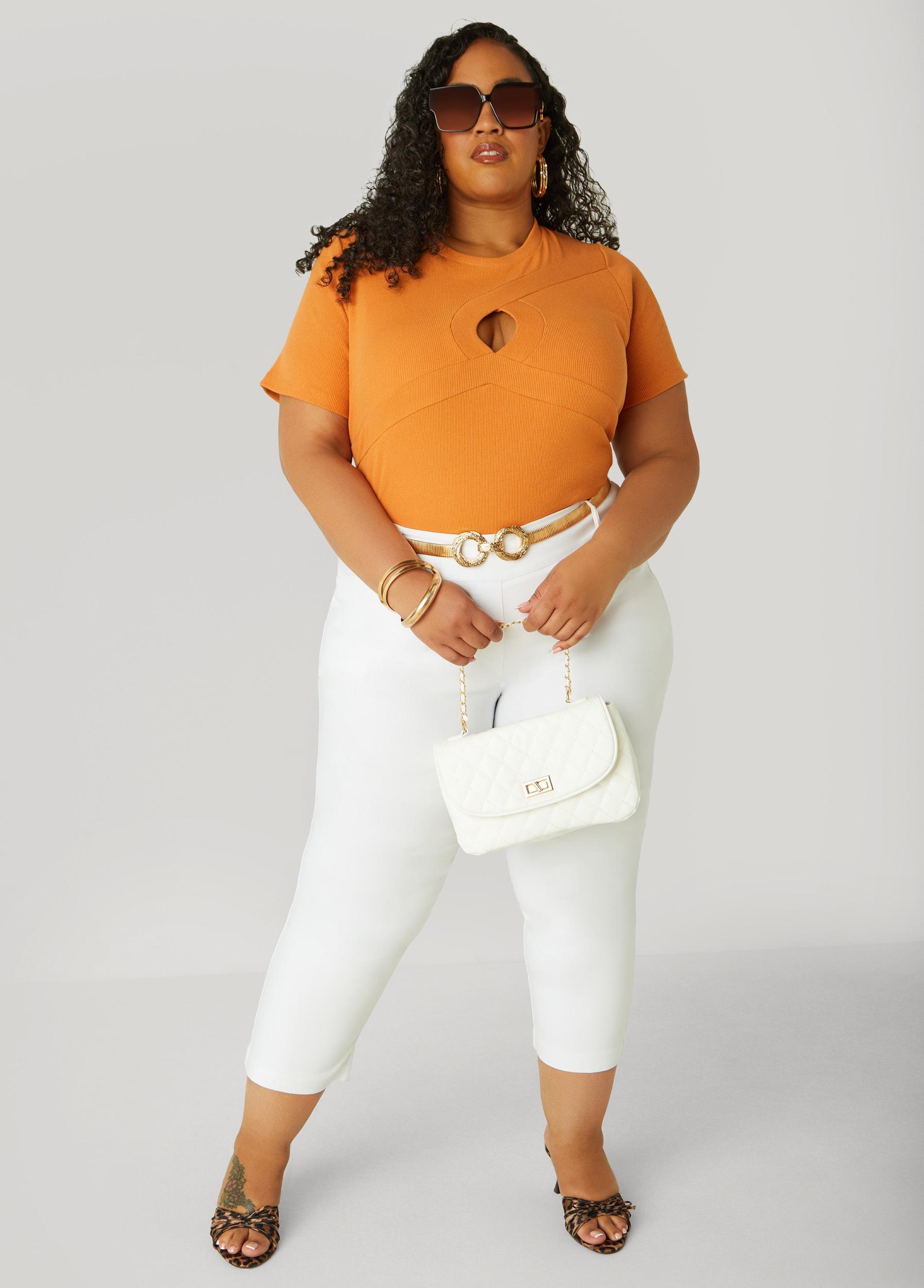 Cutout Ribbed Top Product Image