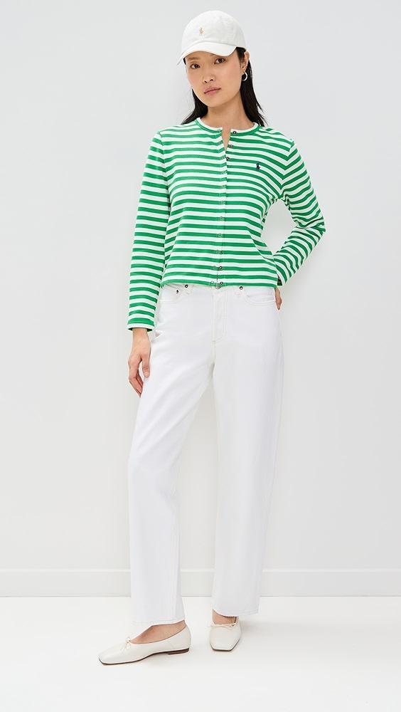 Polo Ralph Lauren Stripe Terry Cardigan | Shopbop Product Image