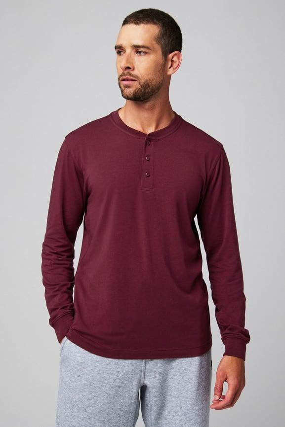 The 24-7 Long Sleeve Henley Product Image