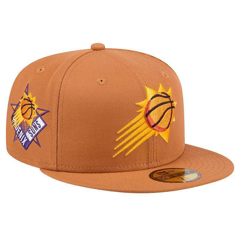 Men's New Era Tan Phoenix Suns Color Pack 59FIFTY Fitted Hat,  Product Image