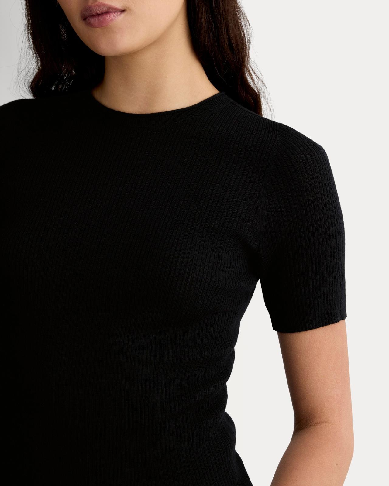Womens Sweater T-Shirt in Ultrasoft Merino by Everlane Product Image