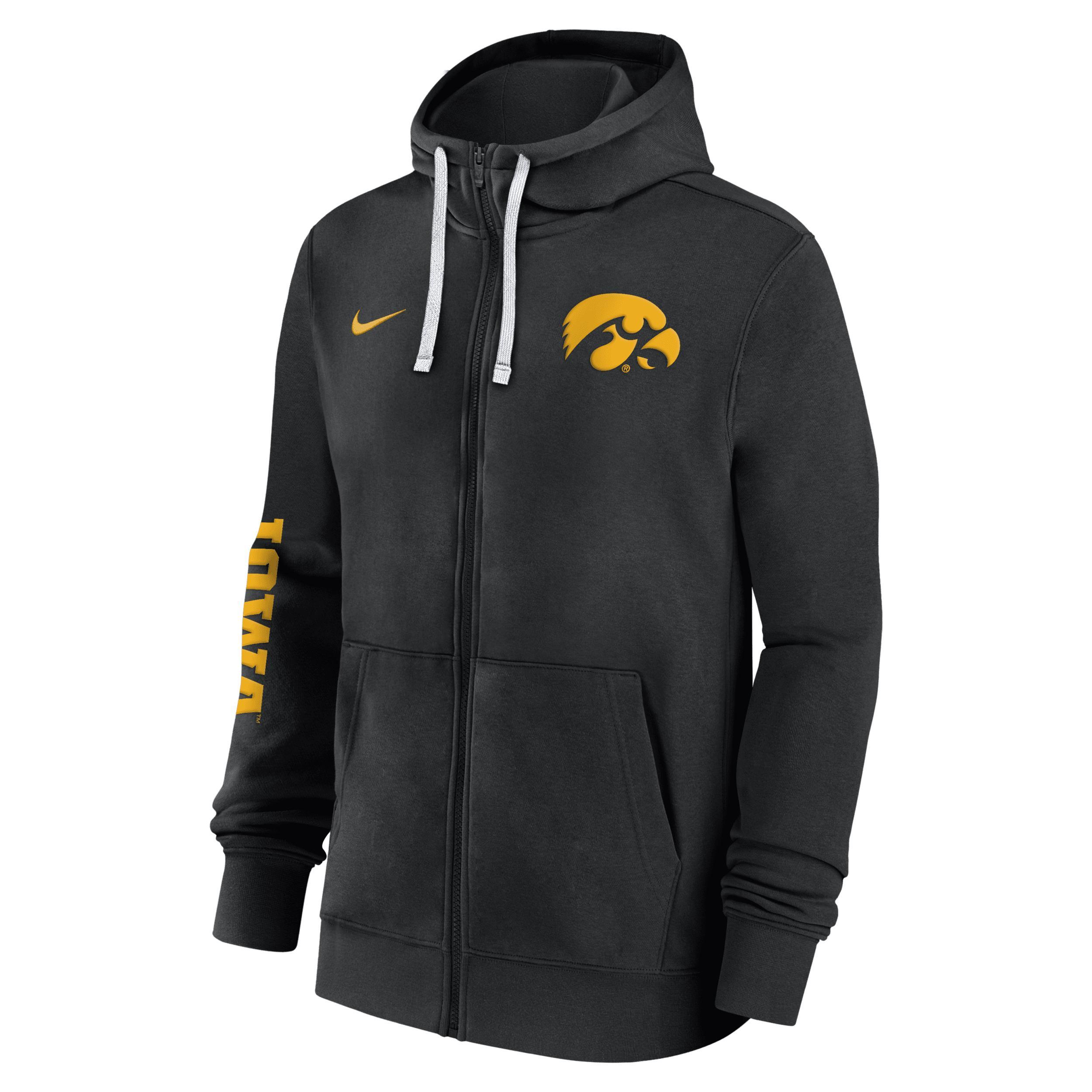 Iowa Hawkeyes Sideline Team Issue Nike Men's College Full-Zip Hoodie Product Image
