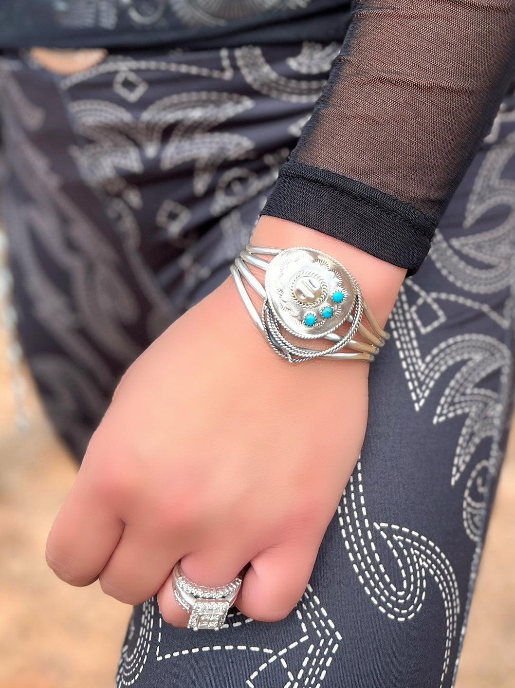 Grace And Grit Sterling Silver Navajo Cuff Bracelet Product Image