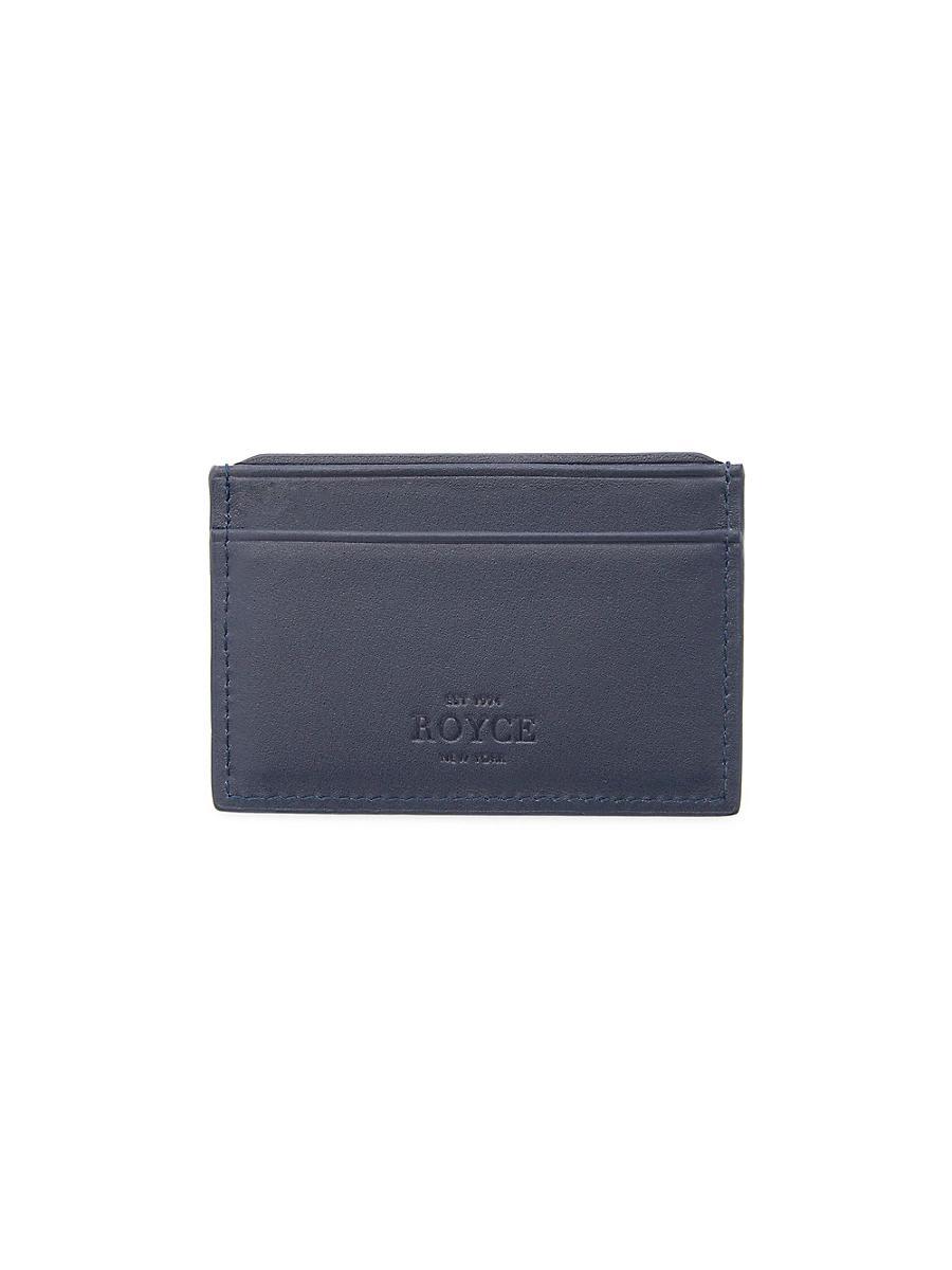 Womens RFID-Blocking Leather Card Case Product Image