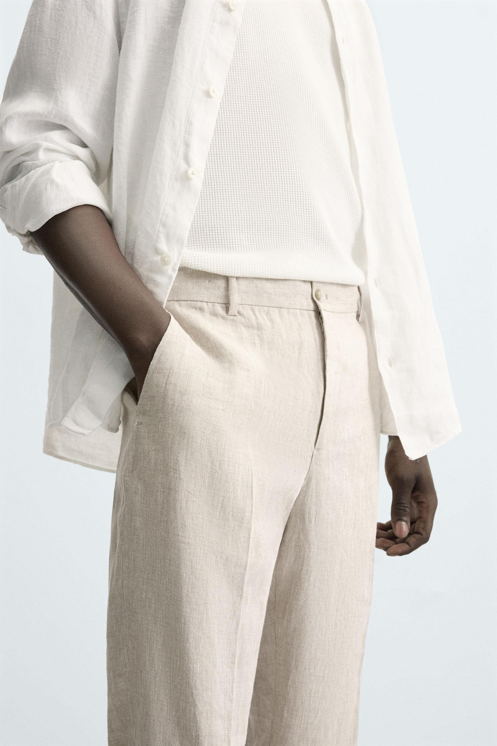 100% LINEN PANTS Product Image
