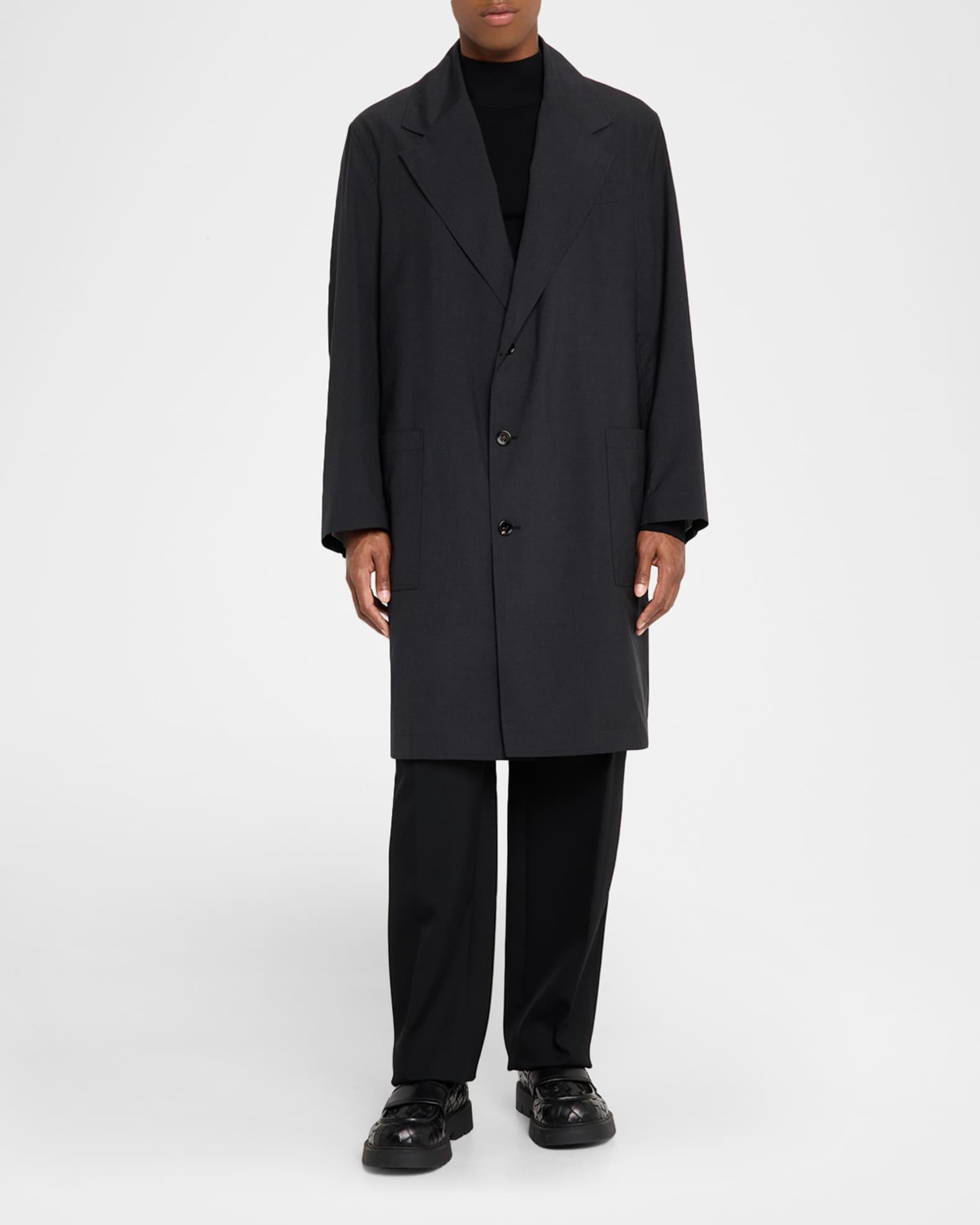 Men's Superfine Wool Overcoat Product Image