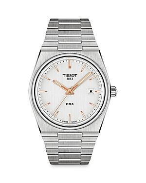 Tissot Mens Prx Quartz Analog Gold Stainless Steel Bracelet Watch Product Image