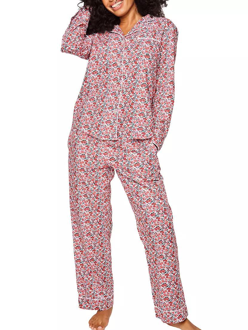 Fleurs Des Bois Printed Cotton Pajamas Product Image