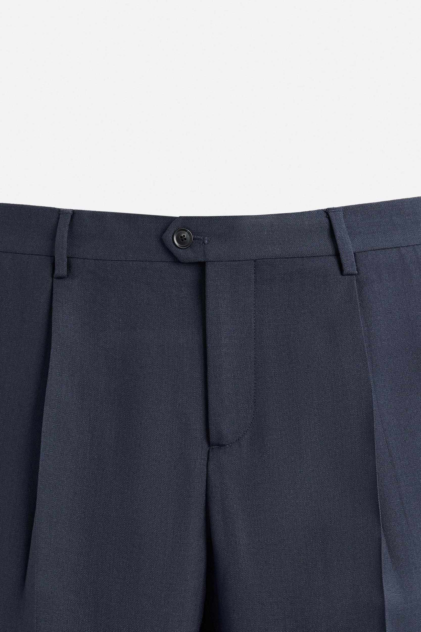 WOOL BLEND SUIT PANTS Product Image