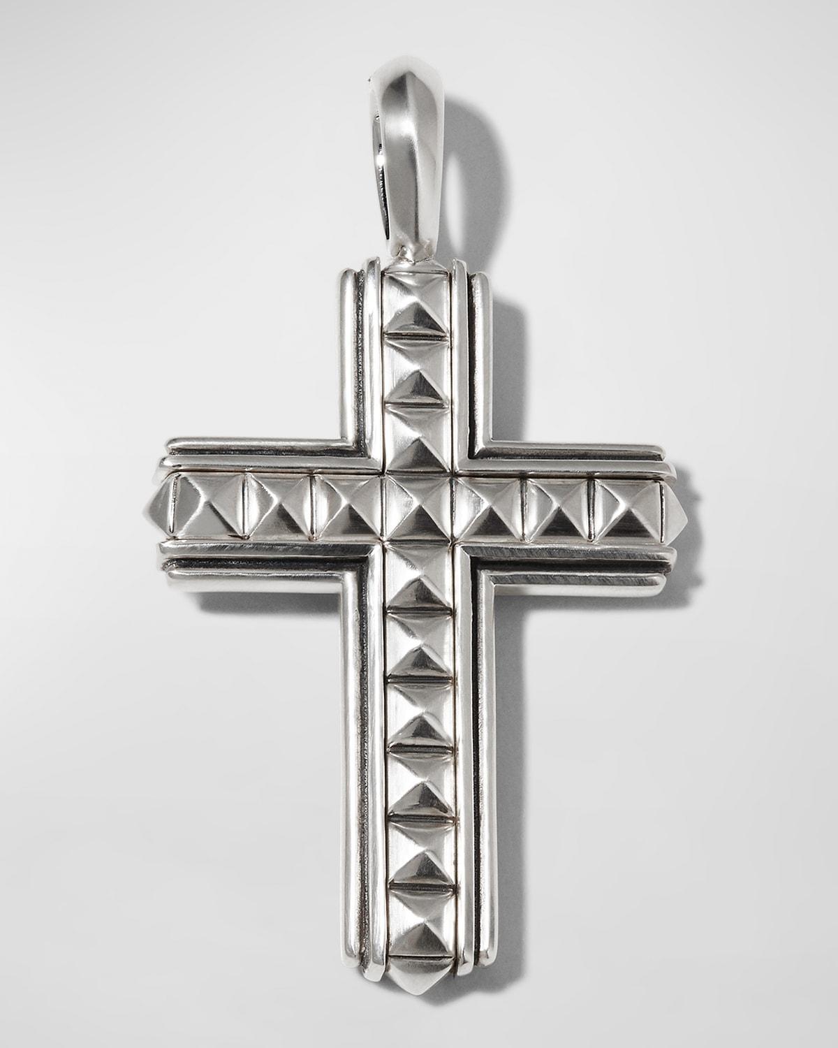 David Yurman Sterling Silver Pyramid Cross Pendant Product Image