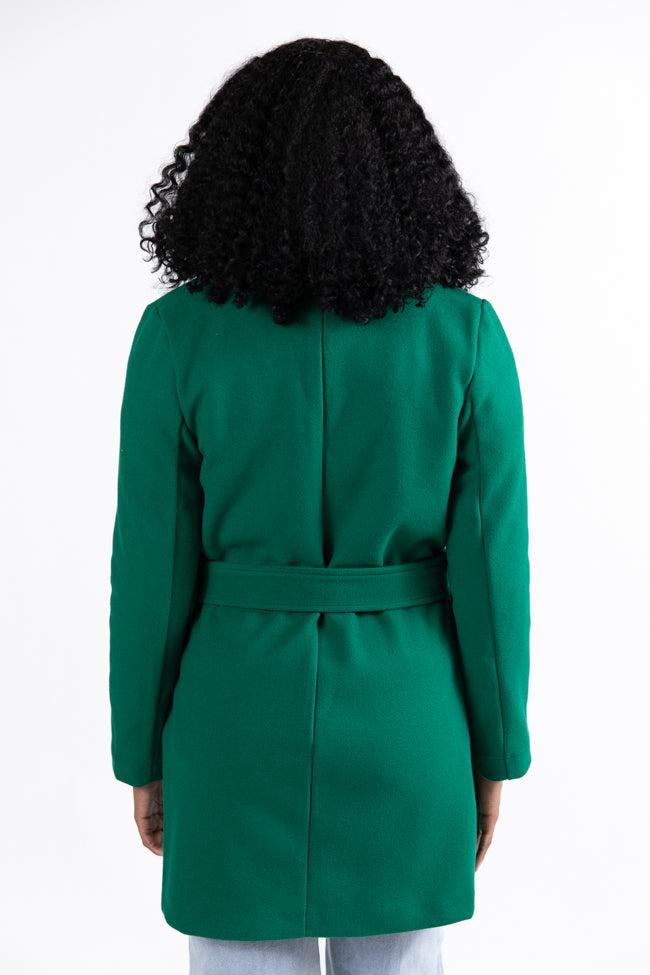 Mistletoe Moment Green Coat FINAL SALE Product Image