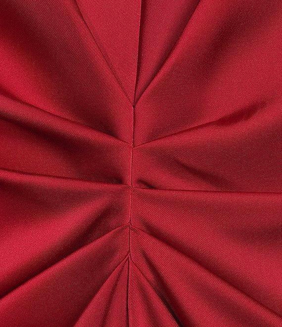 Antonio Melani Gabriella Crew Neck Short Sleeve Satin Maxi Dress Product Image