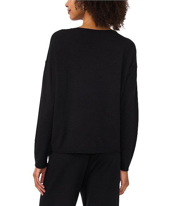 Vince Camuto Coordinating Crew Neck Long Sleeve Top Product Image