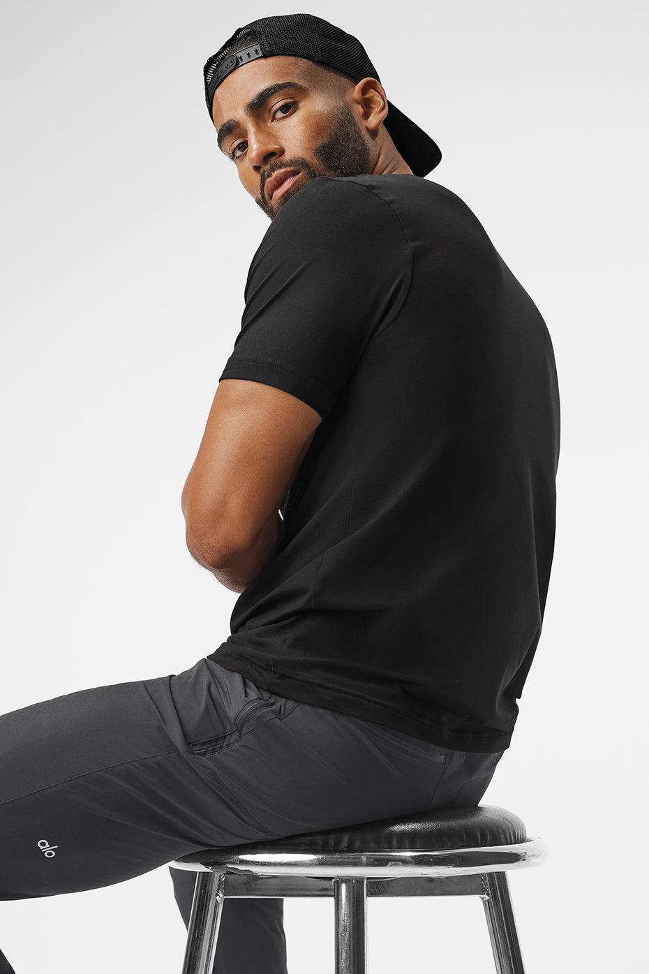 Conquer Reform Crewneck Short Sleeve - Black Male Product Image