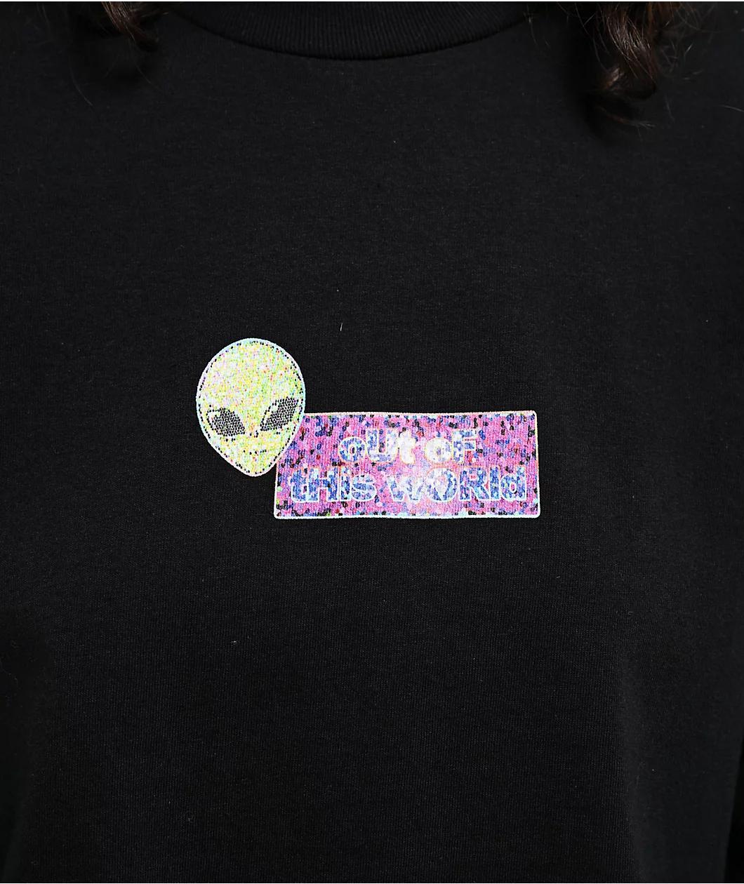 A.LAB Sticker Sheet Black Long Sleeve T-Shirt Product Image