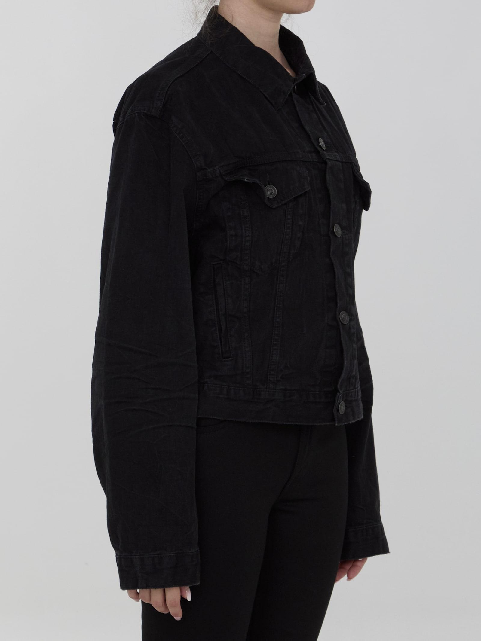 BALENCIAGA Denim Jacket In Black Product Image