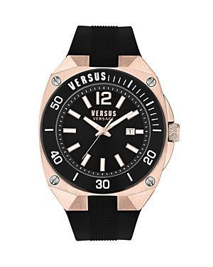 Versus By Versace Mens Reaction Quartz Analog Blue Silicone Strap Watch Product Image