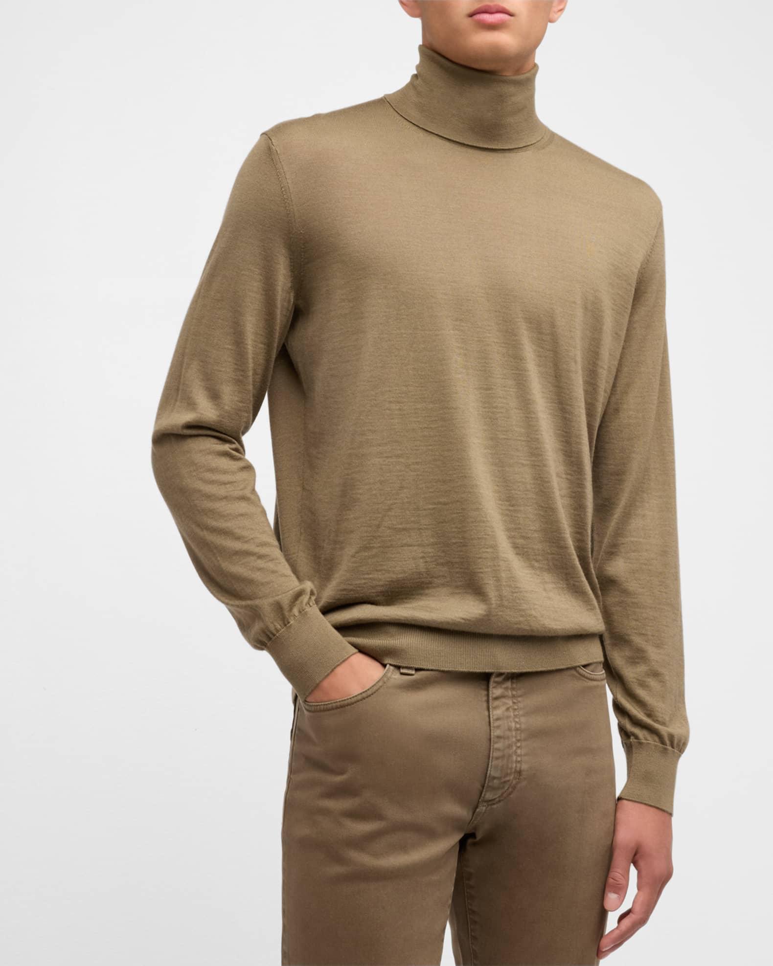 Men's Cashseta Turtleneck Sweater Product Image