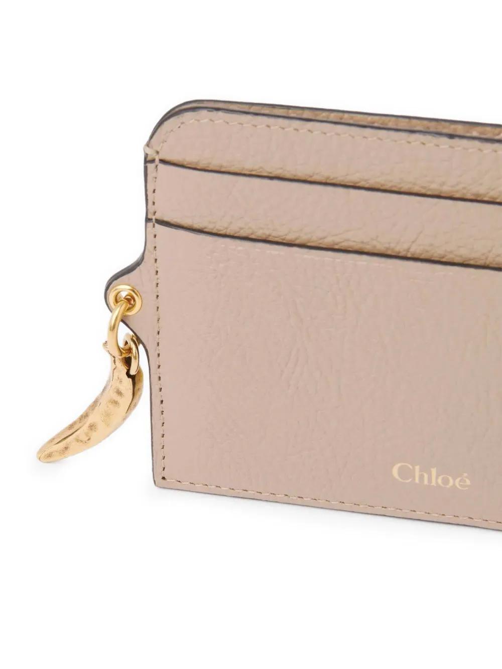 CHLOÉ Banana Card Holder In Neutrals Product Image