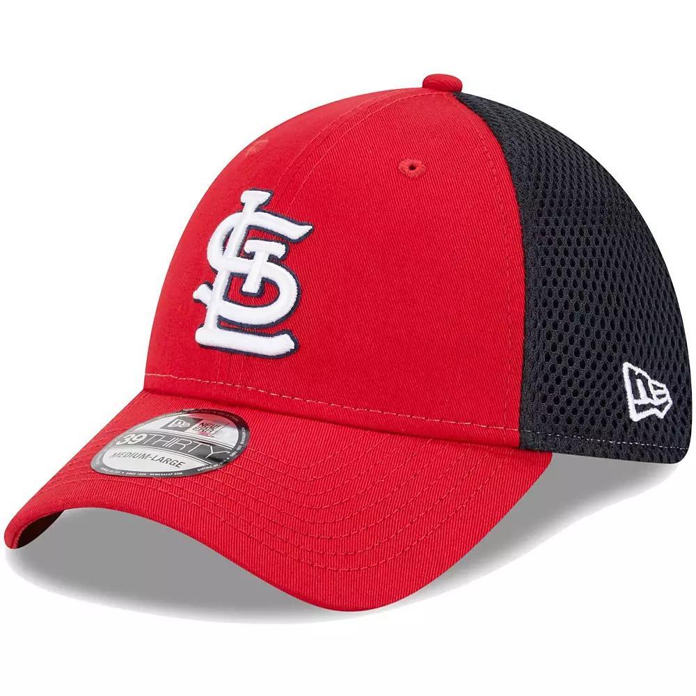 Men's New Era Red St. Louis Cardinals Team Neo 39THIRTY Flex Hat, Size: Medium/Large Product Image