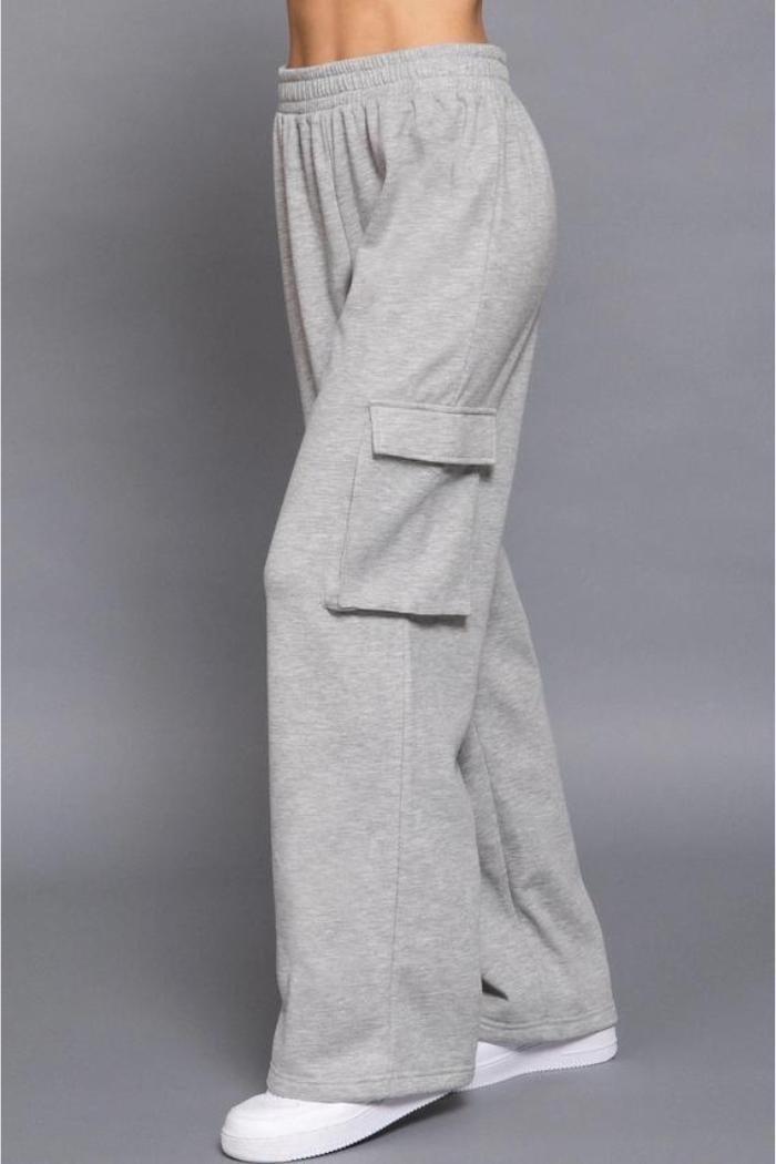 Inner Fleece French Terry Cargo Long Pants Product Image