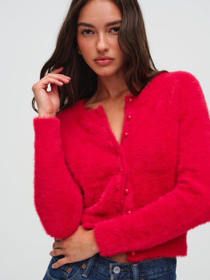 Belinda Cardigan — Red Product Image