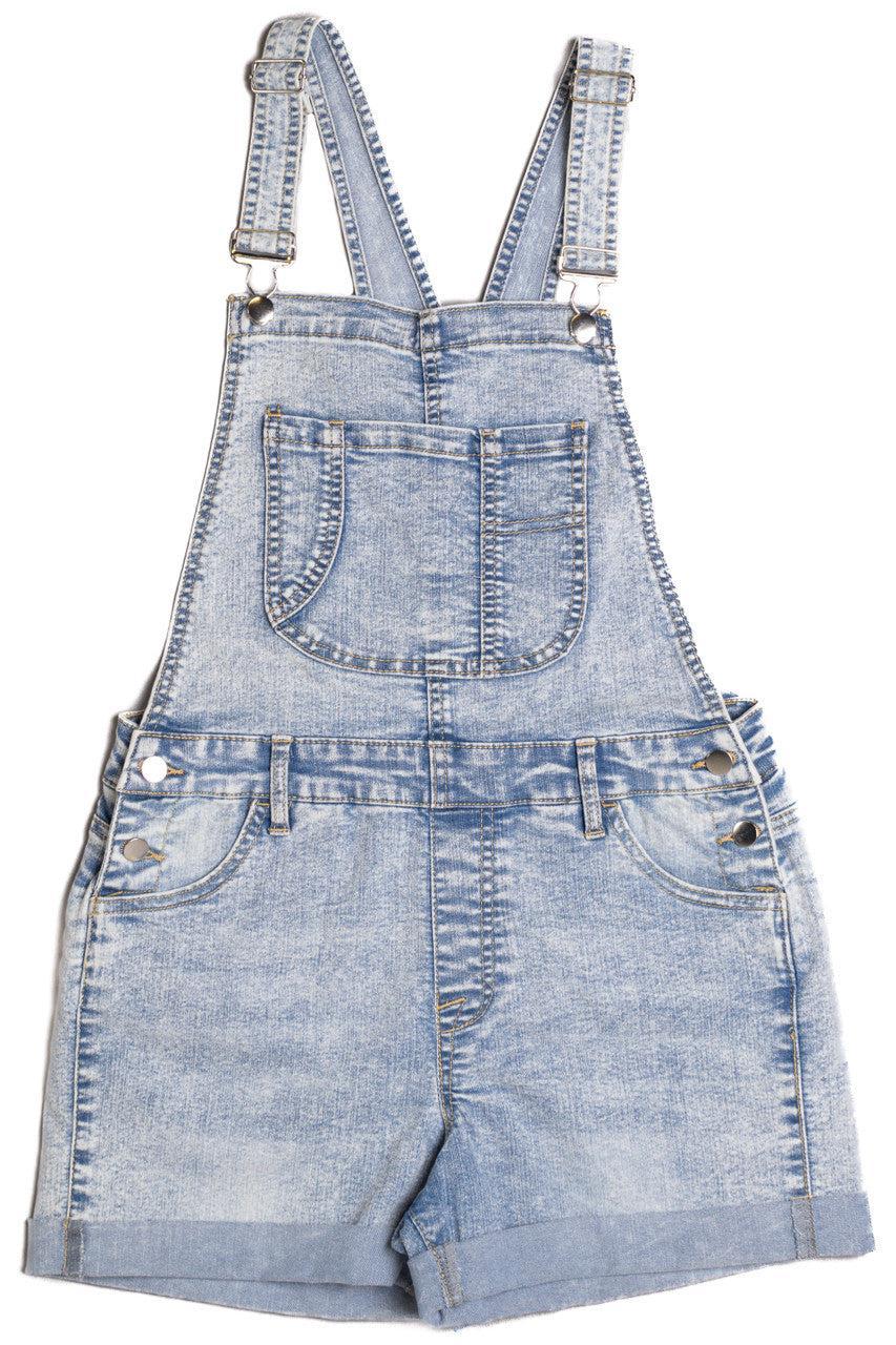 Washed Cuffed Boyfriend Shortall Product Image