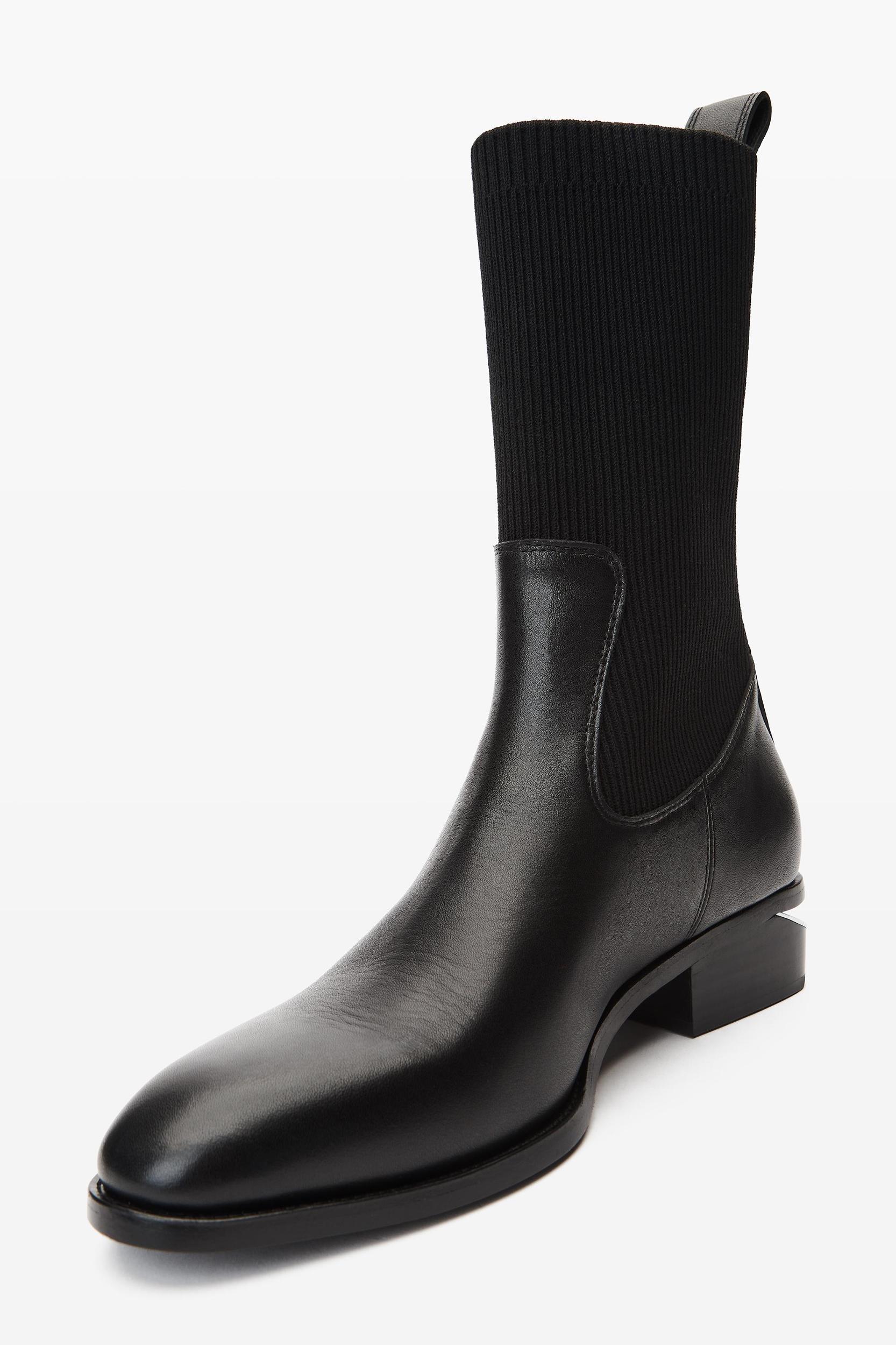 Kane Sock Boot In Leather Product Image