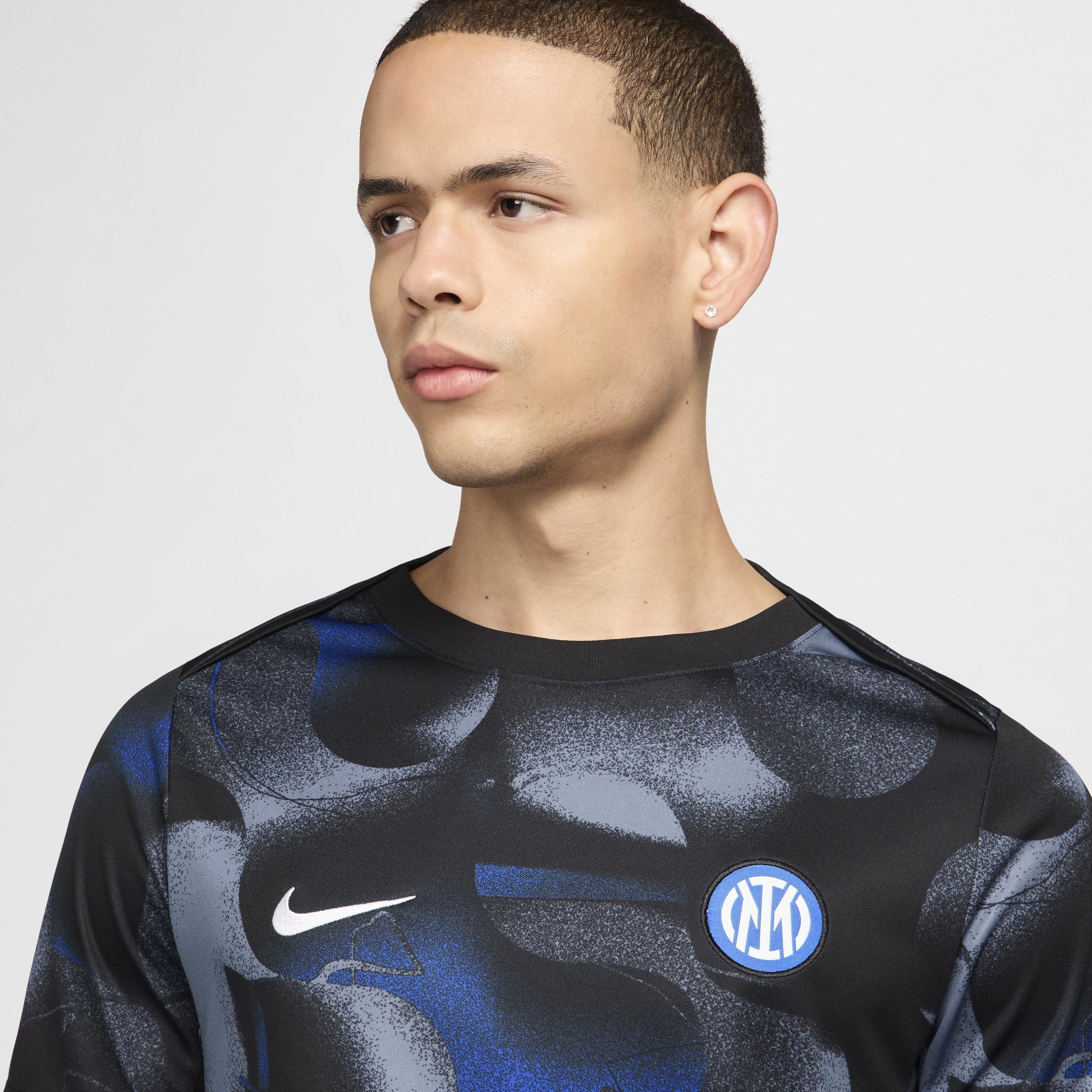 Inter Milan Academy Pro Nike Mens Dri-FIT Soccer Short-Sleeve Pre-Match Top Product Image