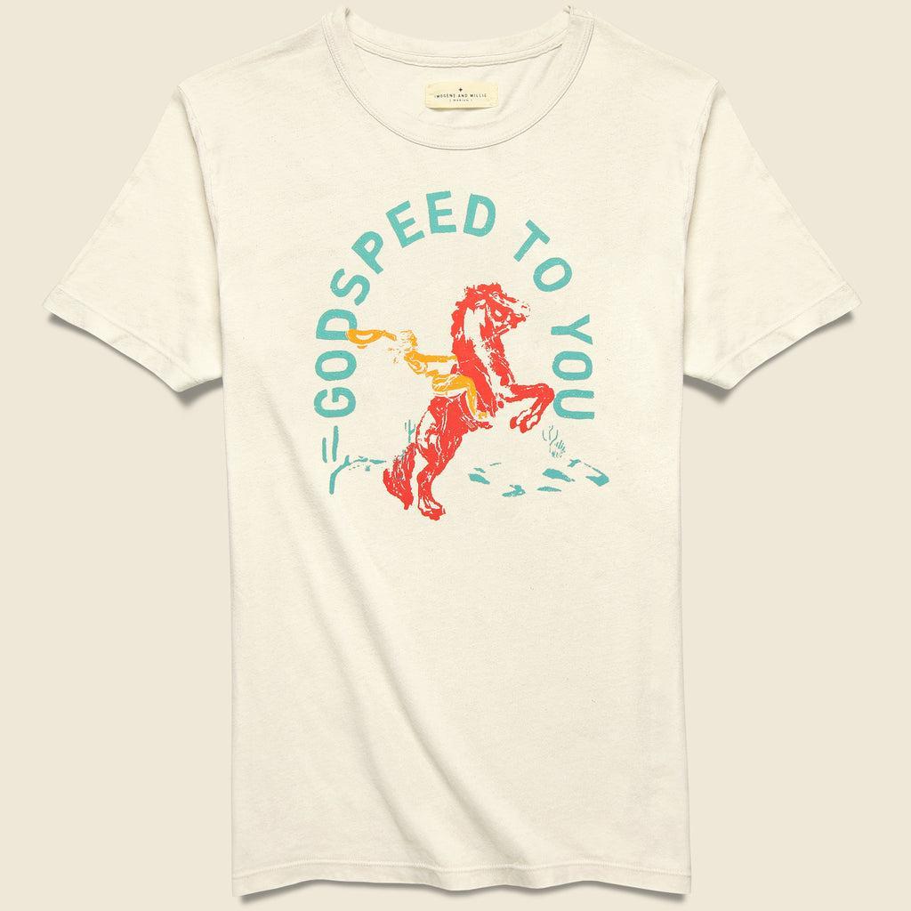 Austin Record Tee - Vintage White Product Image