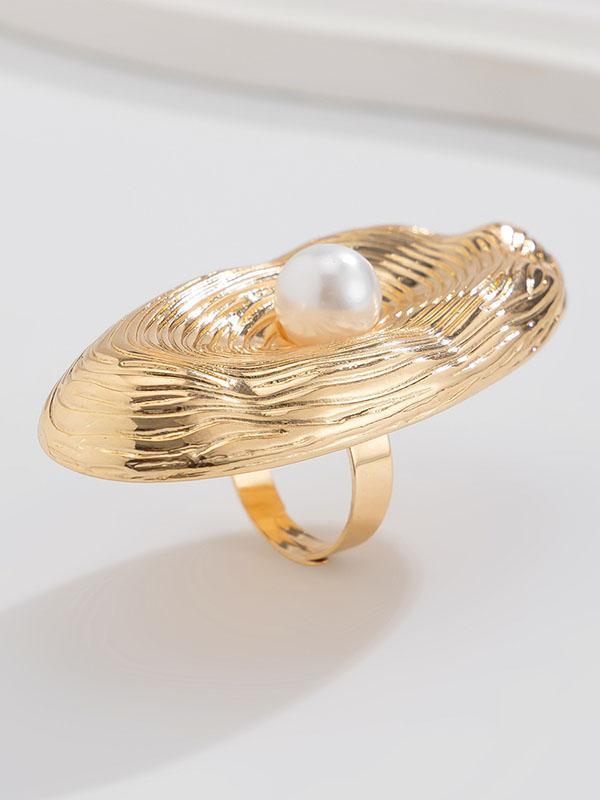 Geometric Solid Color Rings Accessories Product Image