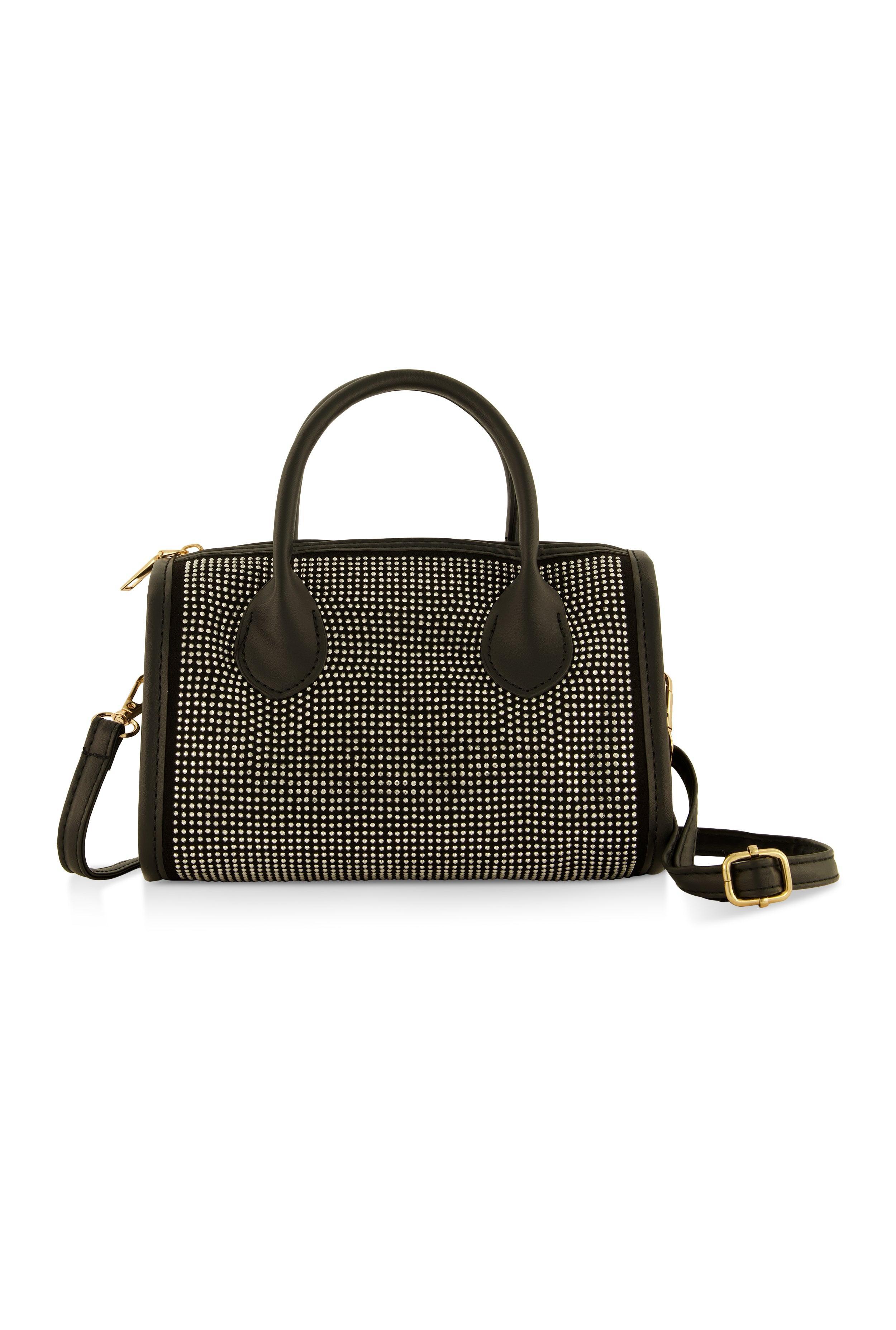 Rhinestone Mini Duffel Bag Female Product Image