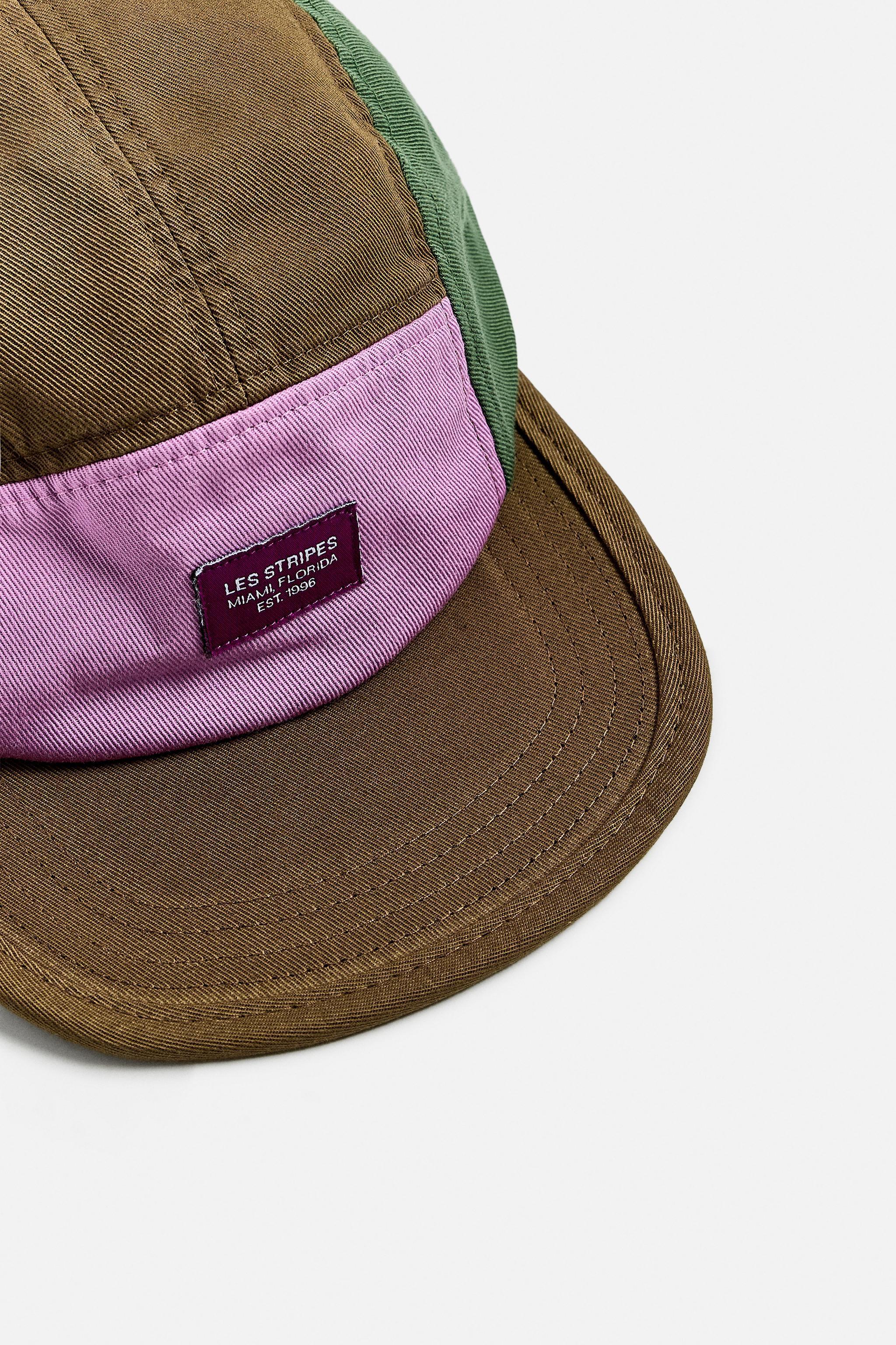 COLOR BLOCK FLAT-BRIM CAP Product Image