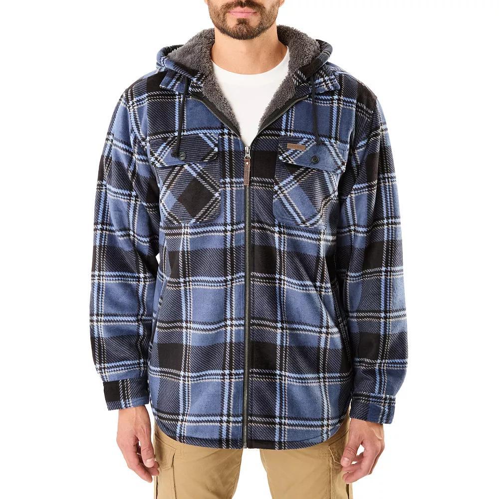 Men's Smith's Workwear Sherpa-Lined Microfleece Shirt-Jacket,  Product Image