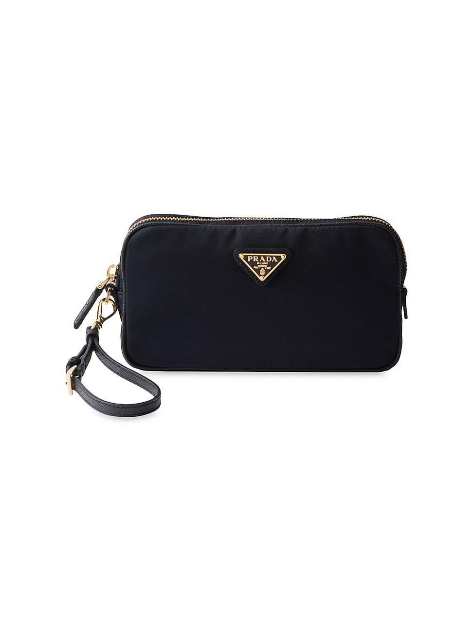 Womens Re-Edition 1978 Re-Nylon and Saffiano Leather Pouch Product Image