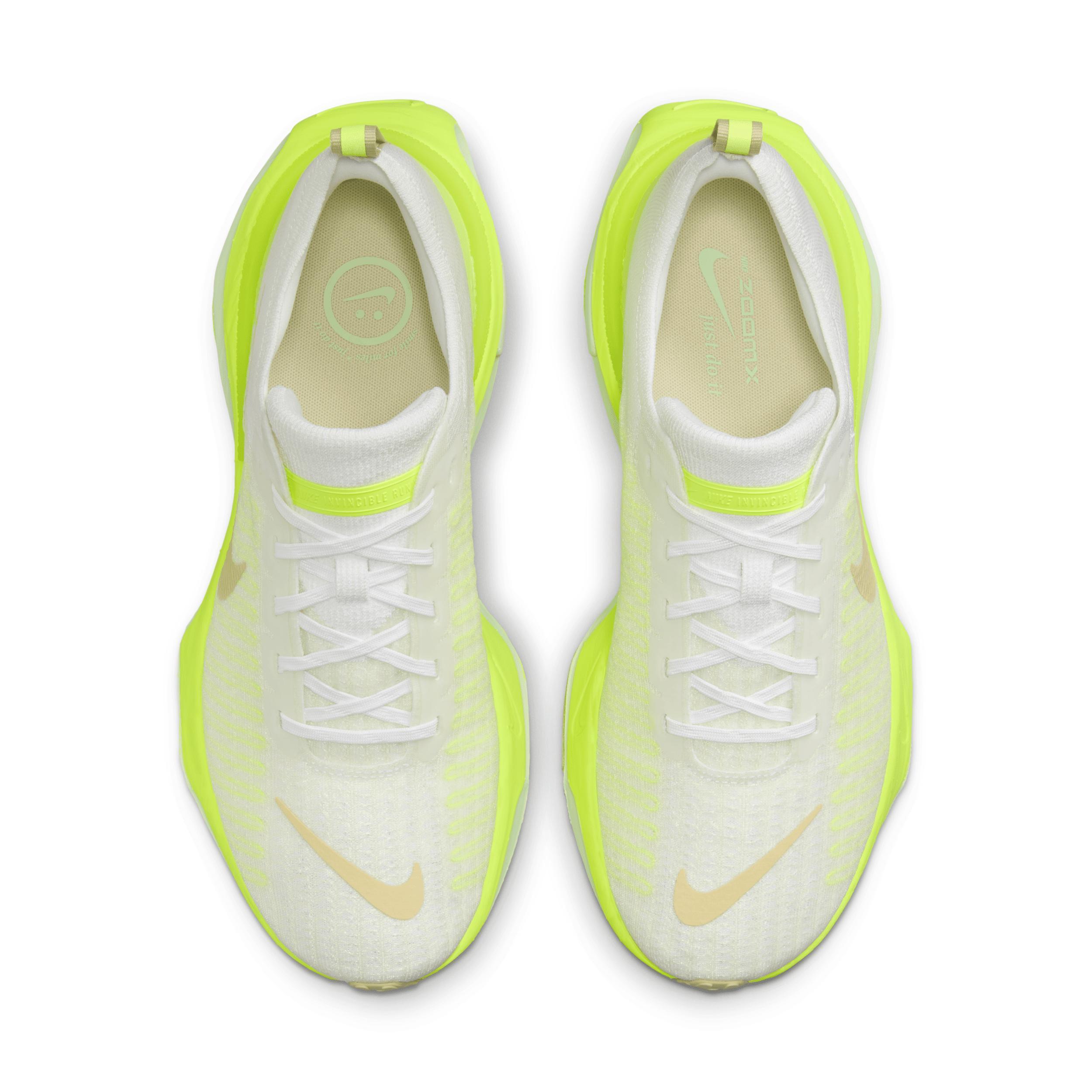 Nike Mens ZoomX Invincible Run Flyknit 3 - Running Shoes White/Coconut Milk/Sesame Product Image