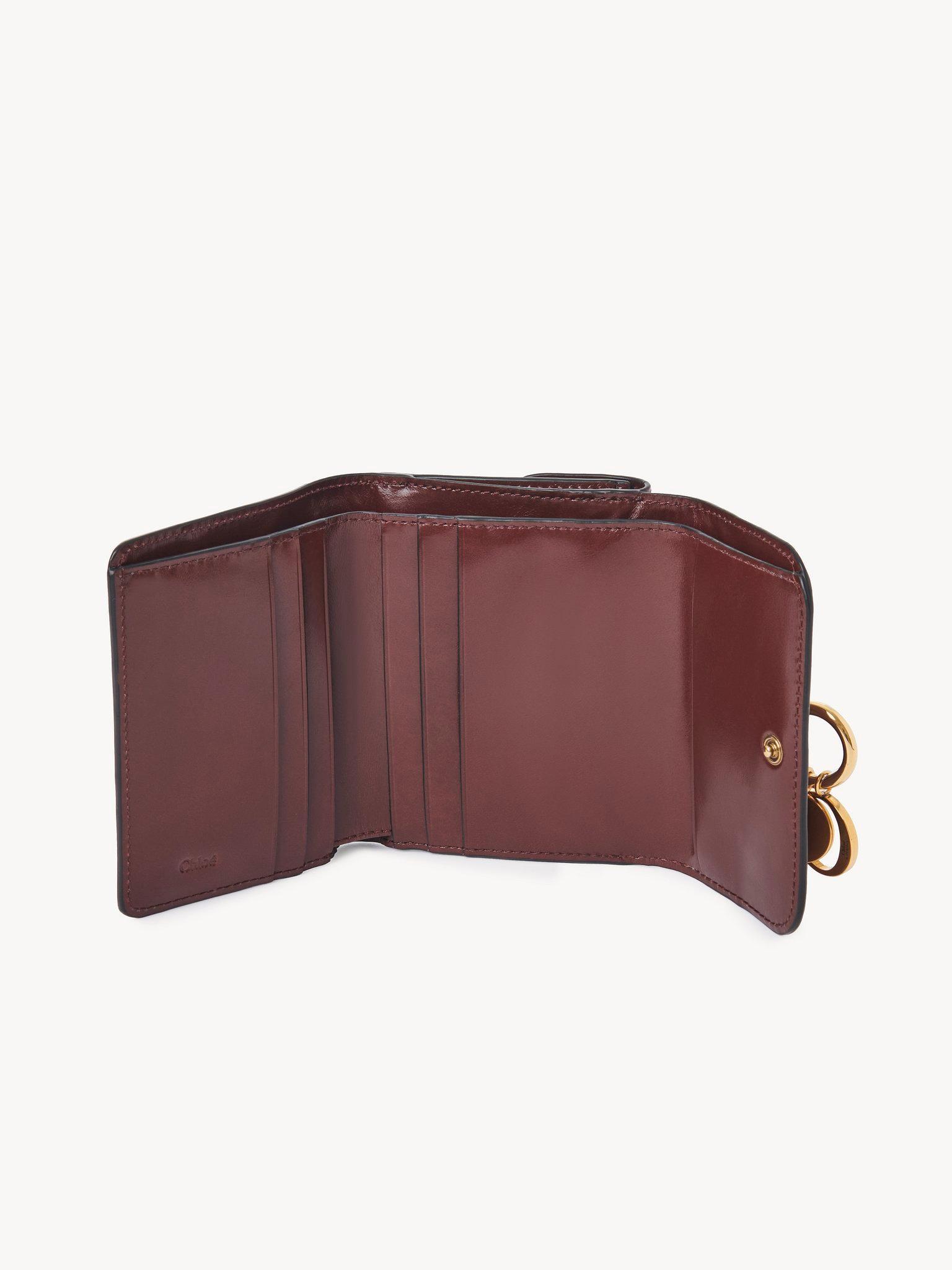 Small Alphabet tri-fold in shiny leather Product Image