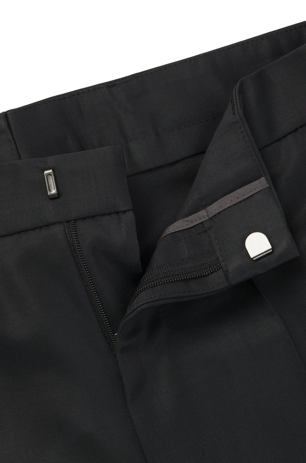 HUGO FORWARD slim-fit trousers in wool-blend twill Product Image