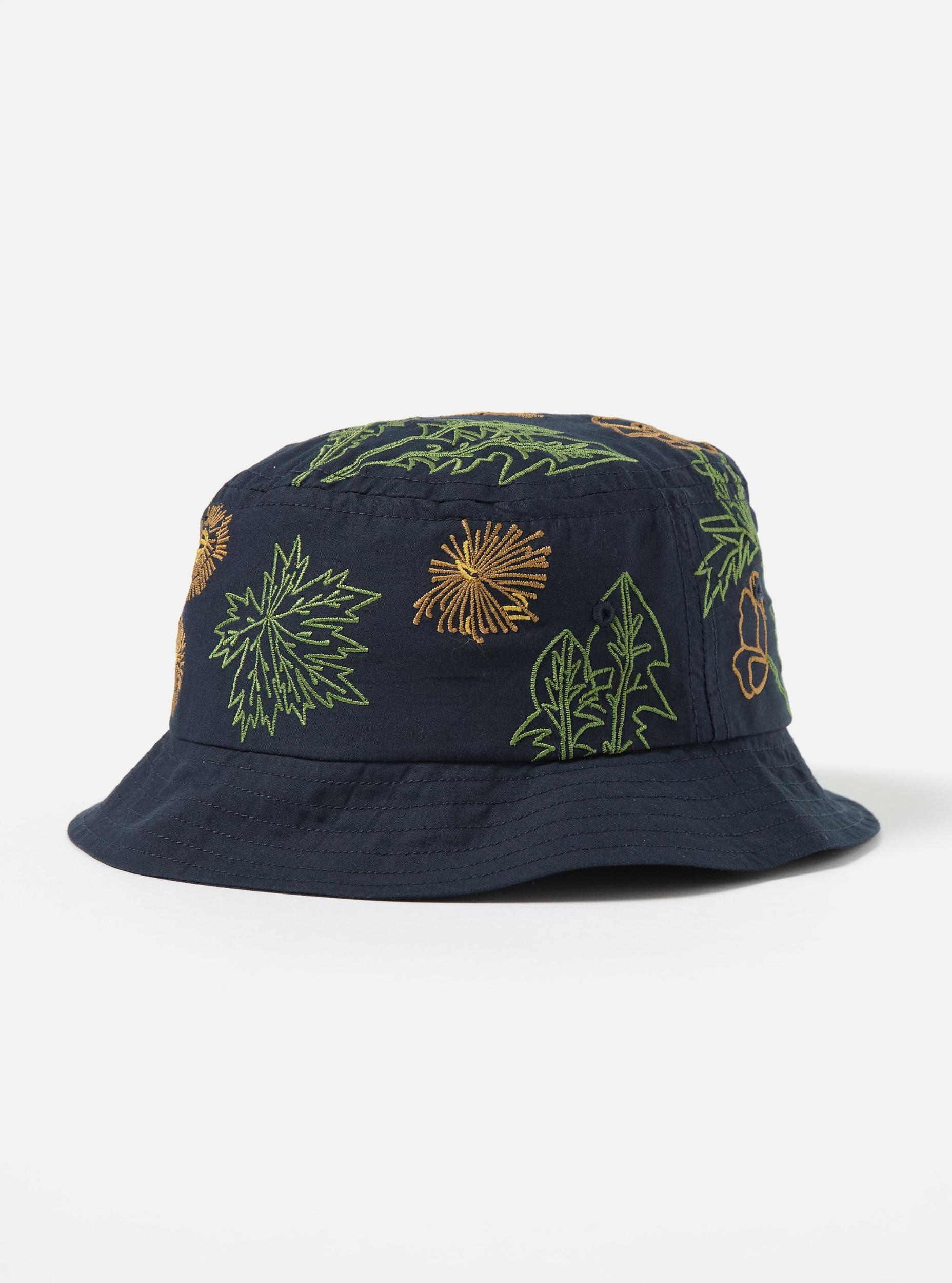 Flower Mountain x Universal Works Beach Hat in Navy Broadcloth Product Image