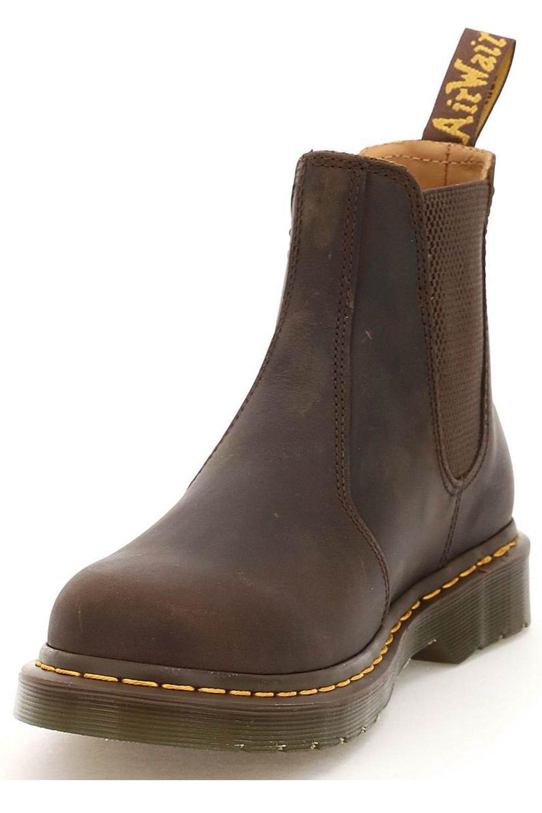 DR. MARTENS' Dr.martens Crazy Horse Leather 2976 Chelsea Boots In Brown Product Image