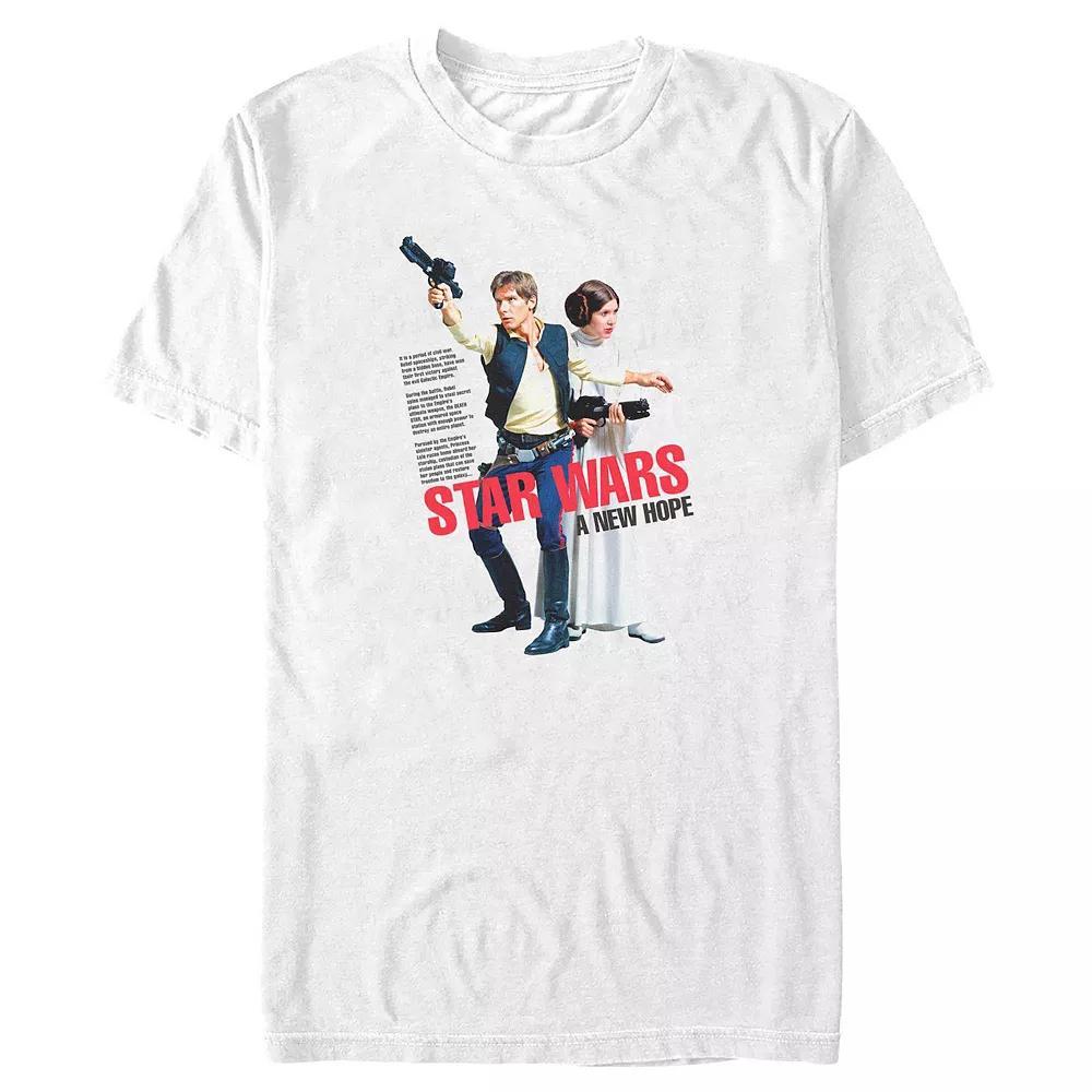 Big & Tall Star Wars A New Hope Power Duo Graphic Tee, Men's, Size: 5XL, White Product Image