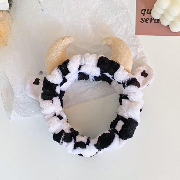 Milk Cow Face Wash Headband / Wrist Band / Set Product Image