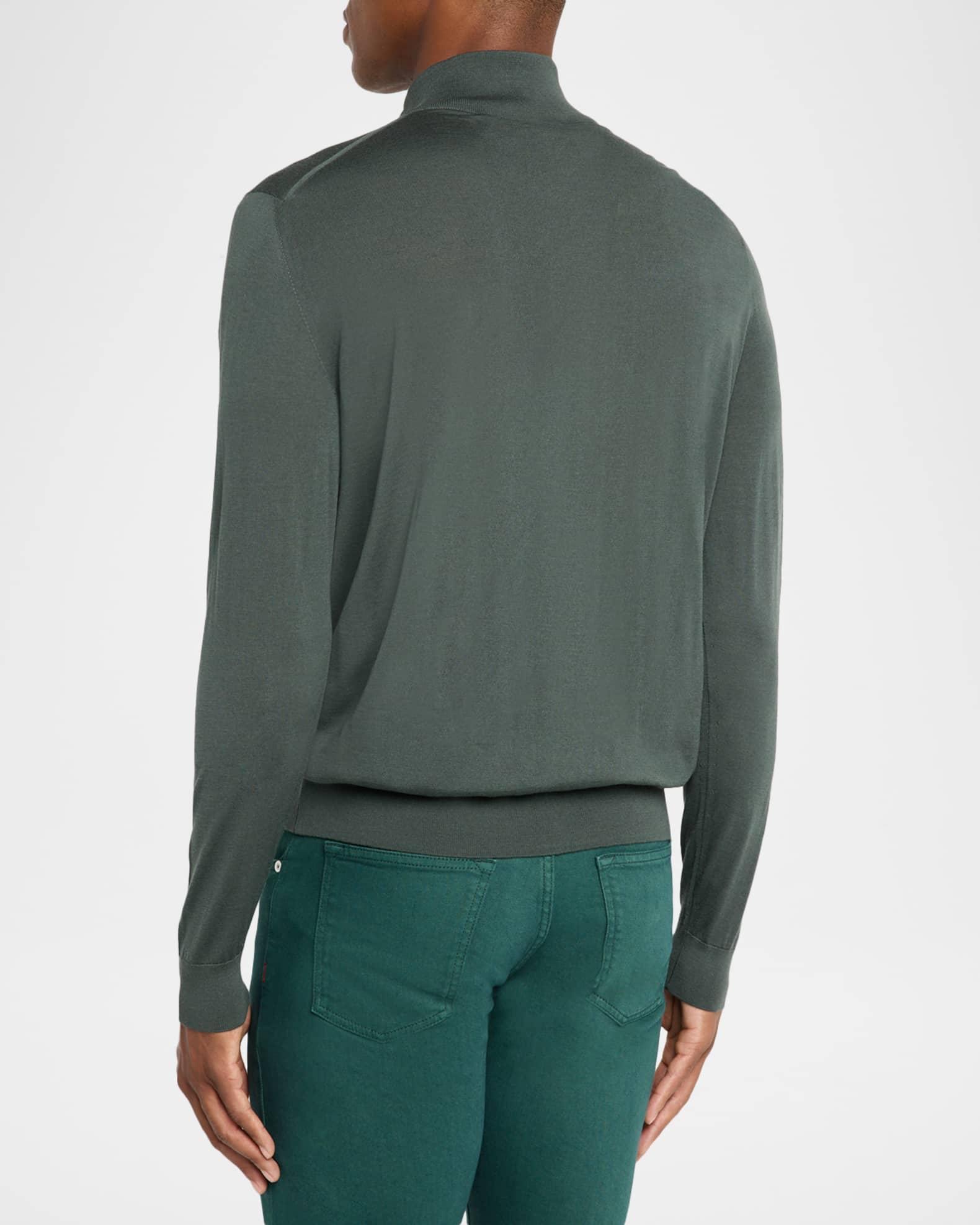 Men's Wool Half-Zip Sweater Product Image