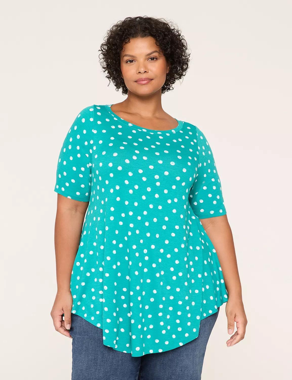 Max Swing Perfect Sleeve Boatneck Tee Product Image