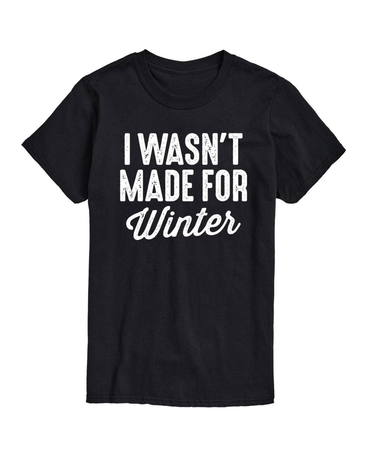 Men's Wasn't Made For Winter Tee, Size: Medium, Black Product Image